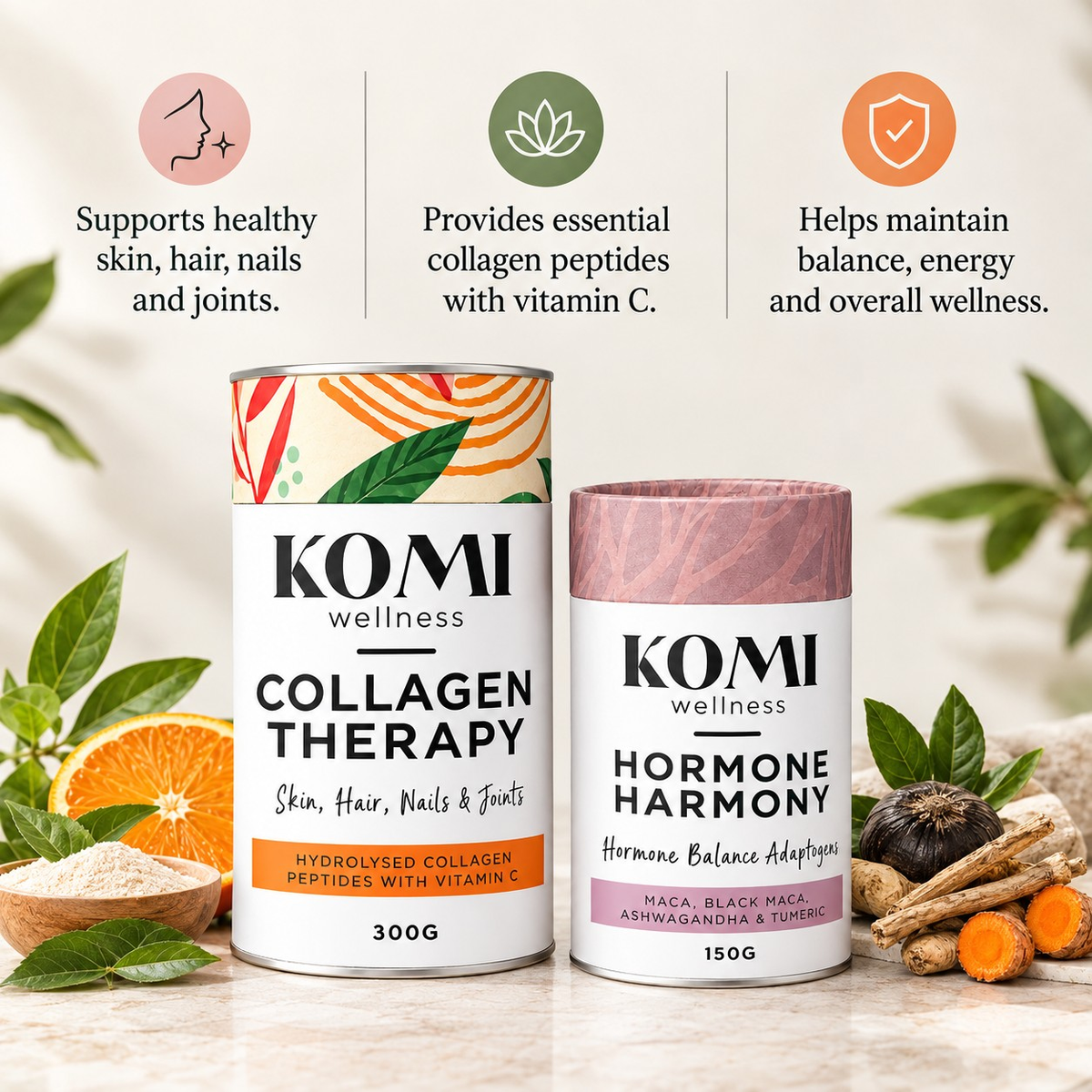 KOMI WELLNESS HORMONE & GLOW RITUAL